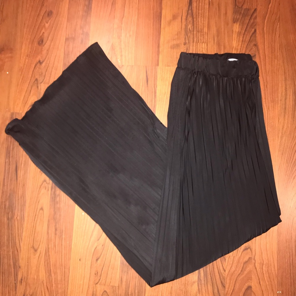 Ashley Stewart Pleated Wide Leg Pant 14/16